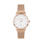 Breil orologio avery 32mm bianco quarzo acciaio finitura pvd oro rosa ew0515 - default title