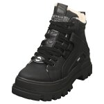 Bottines buffalo aspha nc mid warm vegan - noir femme - 39
