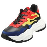 Buffalo eyza femme baskets plate - forme noir multicolore - 37
