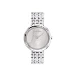 Calvin klein - montre femme twisted bezel blanc 25200320 - argentã© Calvin klein - montre femme twisted bezel blanc 25200320 - argentã©