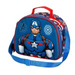 Sac à goûter 3d - marvel captain america first - bleu - taille unique Sac à goûter 3d - marvel captain america first - bleu - taille unique