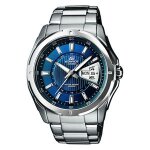 Casio montre argent analogique hommes edifice ef - 129d - 2avef