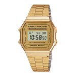 Casio montre dor� digital mixte a168wg - 9ef