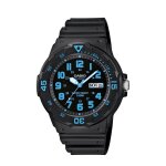 Casio montre noir analogique hommes casio collection mrw - 200h - 2bveg
