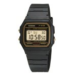 Casio montre noir digital mixte casio collection f - 91wg - 9qef