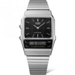 Casio vintage aq - 800e - 1aef vintage edgy montre 32. 1 mm argent�e