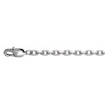 Chaine acier maille forcat 55cm