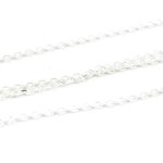 Chaine argent  for�at  45 cm 1. 7 mm