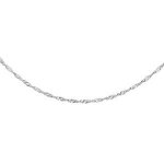 Chaine argent maille singapour 45cm