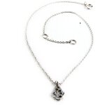 Cha�ne cheville argent  main de fatma  argent�