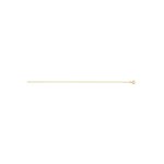 Chane femme 40 cm - maille forat rond - or 18 carats - largeur 1. 30 mm