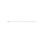 Chane femme 40 cm - maille forat rond - or blanc 18 carats - largeur 1. 45 mm