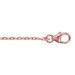 Chane forat 1. 6mm 40cm plaqu or rose