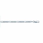 Chaine homme - argent 925 - cheval alternée 1 + 3 - largeur : 3 mm - longueur : 55 cm Chaine homme - argent 925 - cheval alternée 1 + 3 - largeur : 3 mm - longueur : 55 cm