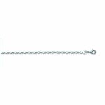 Chaine homme - argent 925 - cheval alternée 1 + 1 - largeur : 1, 8 mm - longueur : 40 cm Chaine homme - argent 925 - cheval alternée 1 + 1 - largeur : 1, 8 mm - longueur : 40 cm