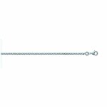 Chaine homme - argent 925 - chane gourmette - largeur : 2, 1 mm - longueur : 60 cm