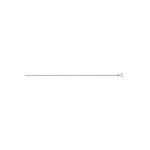 Chane mixte 40 cm - maille forat diamant - or blanc 18 carats - largeur 1. 75 mm