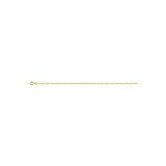 Chane mixte - or 18 carats - largeur chane : 4 mm - longueur : 18 cm