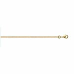 Chaine mixte - plaqu or - chane gourmette - largeur : 1, 6 mm - longueur : 70 cm