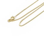 Chaine plaqu or  maille gourmette  45 cm 1. 4 mm