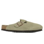 Chaussons birkenstock boston cuir suede m beige - 45