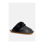 Chaussons mules noir homme - 42