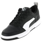 Chaussures basses cuir ou simili puma rebound layup lo sl blk jr 92933 - noir - 37