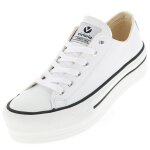 Chaussures basses cuir ou simili victoria vintage plateau w 50783 - blanc - 37 Chaussures basses cuir ou simili victoria vintage plateau w 50783 - blanc - 37