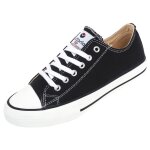 Chaussures basses toile victoria vintage basse tribu luna 35215 - noir - 36