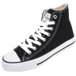 Chaussures mid toile victoria vintage mid 35253 - noir - 36