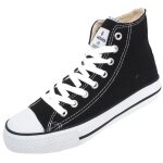 Chaussures mid toile victoria vintage mid 35253 - noir - 40