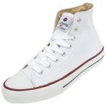 Chaussures mid toile victoria vintage mid tribu lona 35216 - blanc - 45