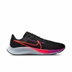 Chaussures nike air zoom pegasus 38 - noir / cramoisi flash - 45 1 / 2