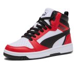 Chaussures rebound v6 mid jr - 393831 - 03 blanc - 36