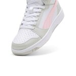 Chaussures rebound v6 mid jr - 393831 - 04 blanc - 38