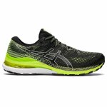 Chaussures de running asics gel - kayano 28 - noir / vert citron - 40