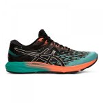 Chaussures de running femme asics dynaflyte 4 - noir / bleu menthe - 36