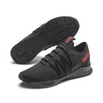 Chaussures de running puma nrgy star - noir / rouge vif - 47