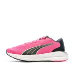 Chaussures de running rose / noire femme puma electrify nitro - 39