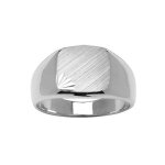 Chevalire argent moyen plateau carr diamantage toile