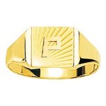 Chevalire homme - or 18 carats