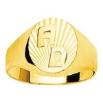 Chevalire homme - or 18 carats