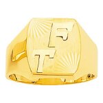 Chevalire homme - or 18 carats