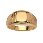 Chevalire plaqu or moyen plateau cadre  godrons