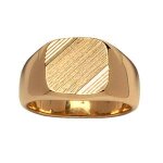Chevalire plaqu or moyen plateau carre diamantage strie