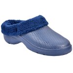 Claquette sabot eva pu6965 marine fourre - 45 Claquette sabot eva pu6965 marine fourre - 45