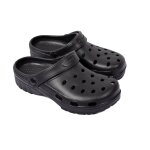 Claquette sabot homme eva confort - sandale de piscine - pu7886 noir - 42