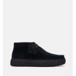 Clarks - bottines chukka torhill en cuir su�d� - noir - 41