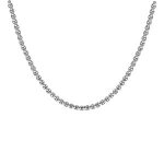 Collier acier maille jaseron carr�e 70cm 4mm