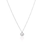 Collier en argent 925 / 1000 et zircon